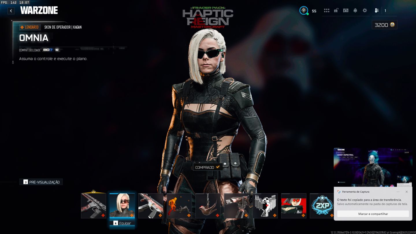 CONTA WARZONE INFESTAÇÃO E GÊNESIS
