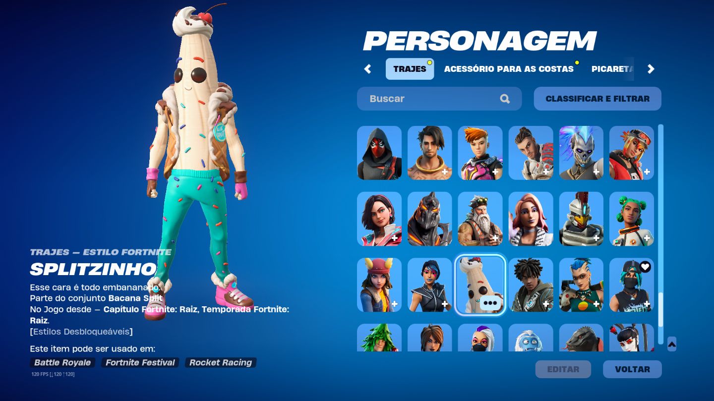 Conta fortnite: Minty, glow +salve o mundo fundador (180 skins )