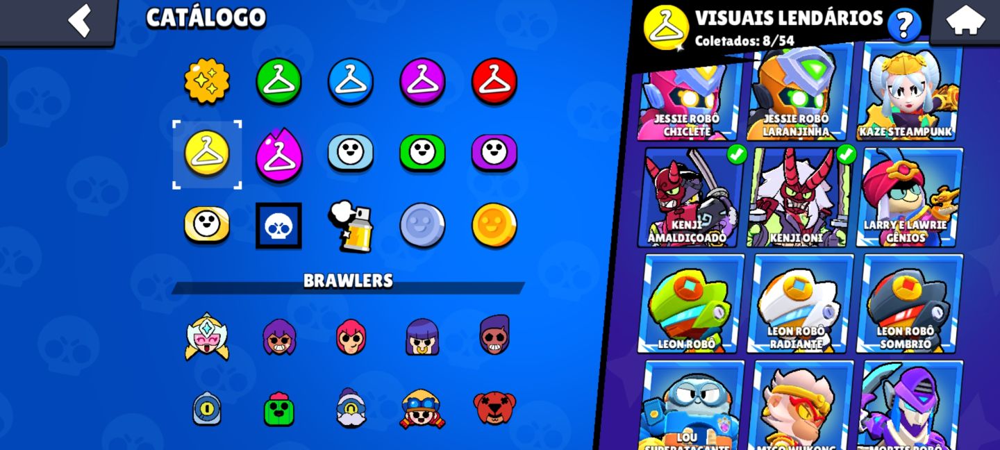 CONTA BRAWL STARS COMPLETA