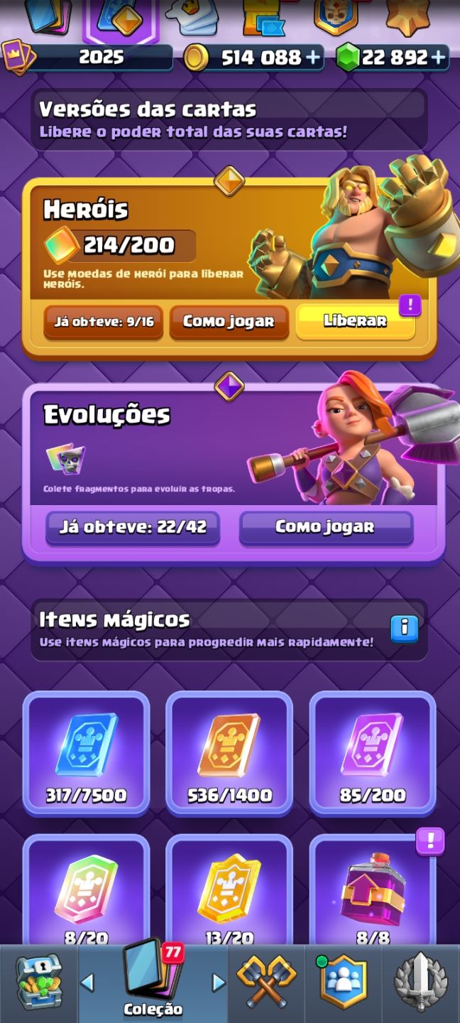 Conta 9 anos Clash royale