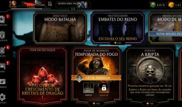 CONTA DE MK MOBILE COM 4K DE ALMAS E BASTANTE PERSONAGEM