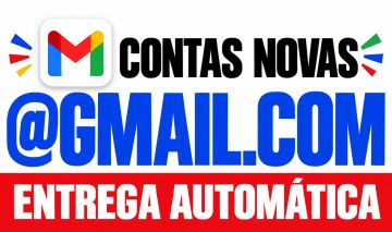 CONTAS GMAIL.COM NOVAS | ENTREGA AUTOMÁTICA