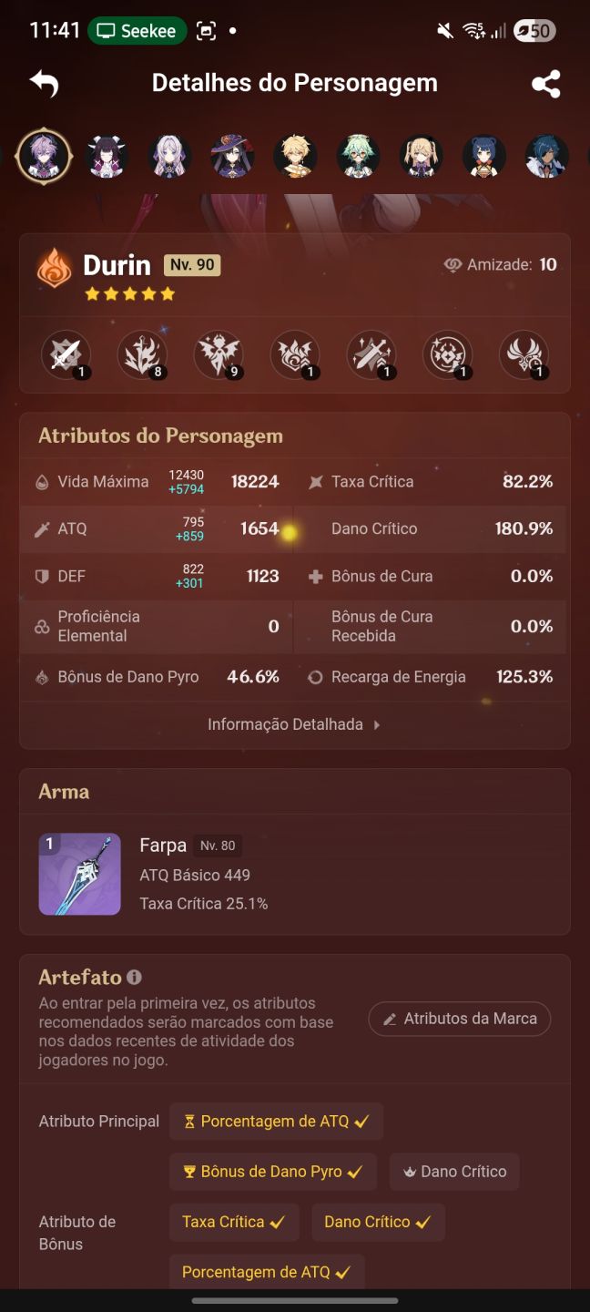 Conta com durin, nicole, citlali+skin e columbina e arma do passe