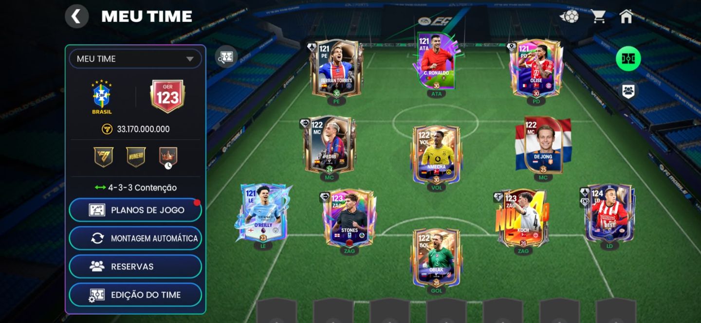 Conta de FC mobile ger 123