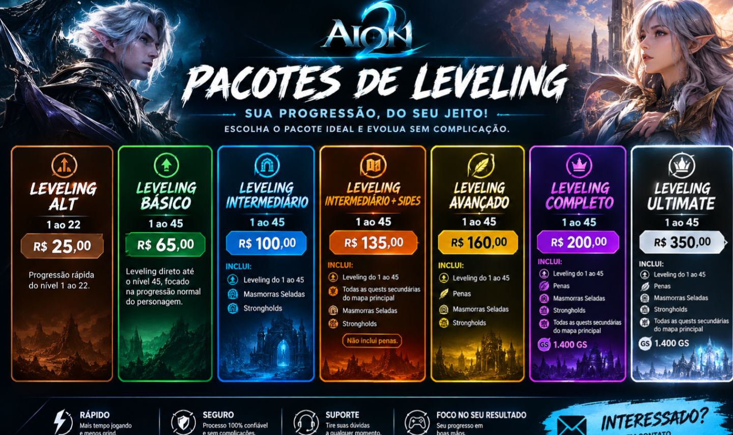 AION 2: UP, RAIDS, DIÁRIAS E DEVERES |