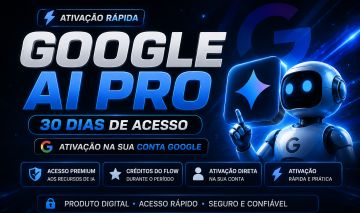 GOOGLE AI PRO | NA SUA CONTA | ENTREGA IMEDIATA