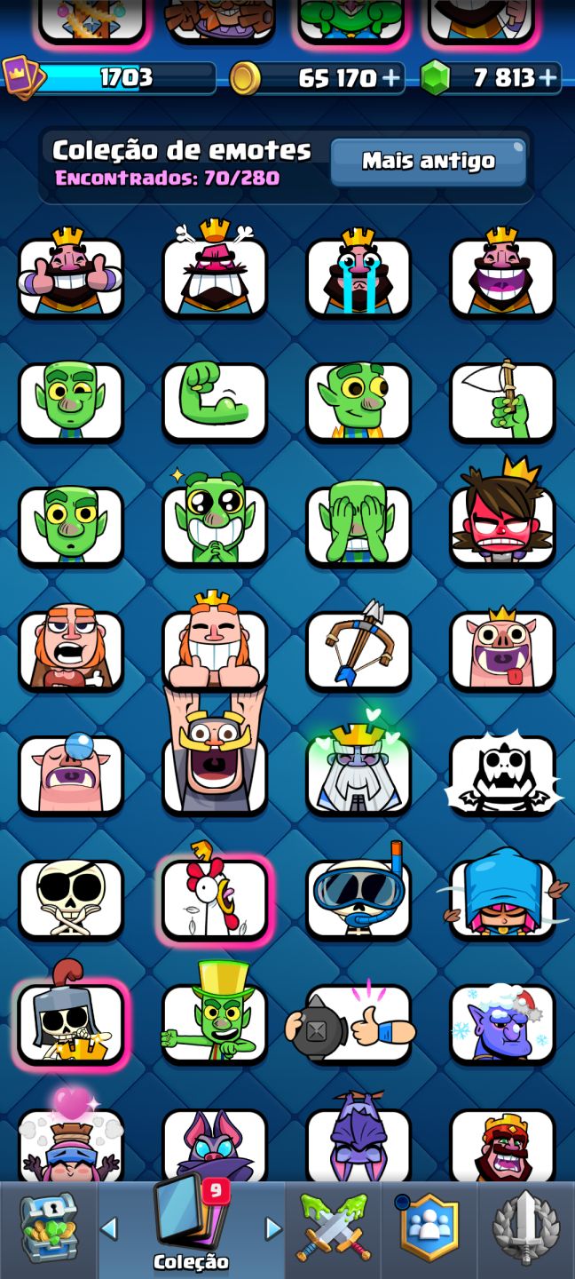 Conta Clash royale (arena sazonal 2) 7800 gemas único dono