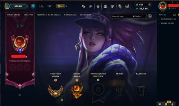 CONTA VALORANT E LOL JUNTAS- SKINS T1 ASSINADAS YUNARA MISS FORTUNE E GALIO
