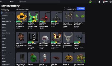 CONTA ROBLOX COM 53K DE ROBUX + HEADLESS & KORBLOX + LIMITEDS