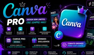 CANVA PRO 30 DIAS | ACESSO PREMIUM | ENTREGA RÁPIDA