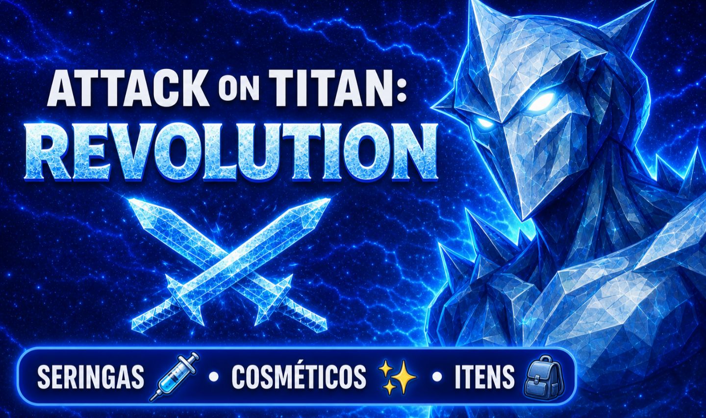 (Cosméticos,famílias,perks) ATTACK ON TITAN REVOLUTION (AOTR)