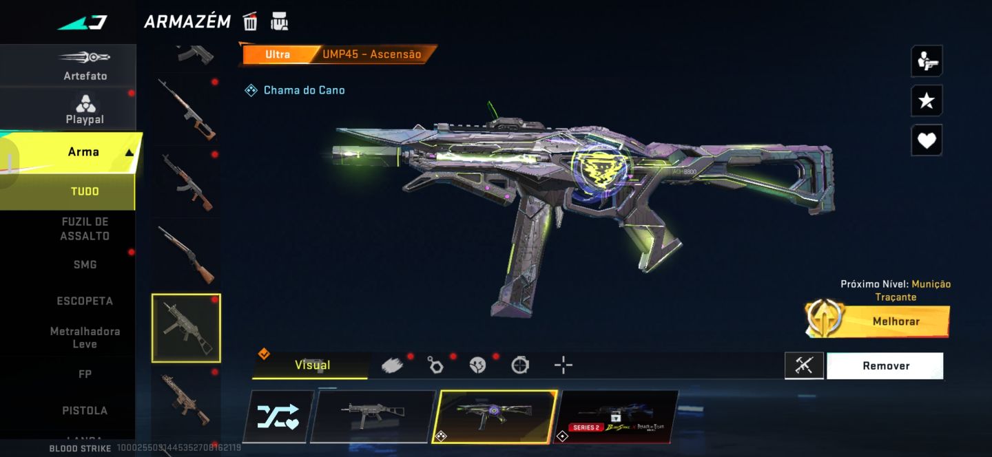 Conta blood strike pra rápido