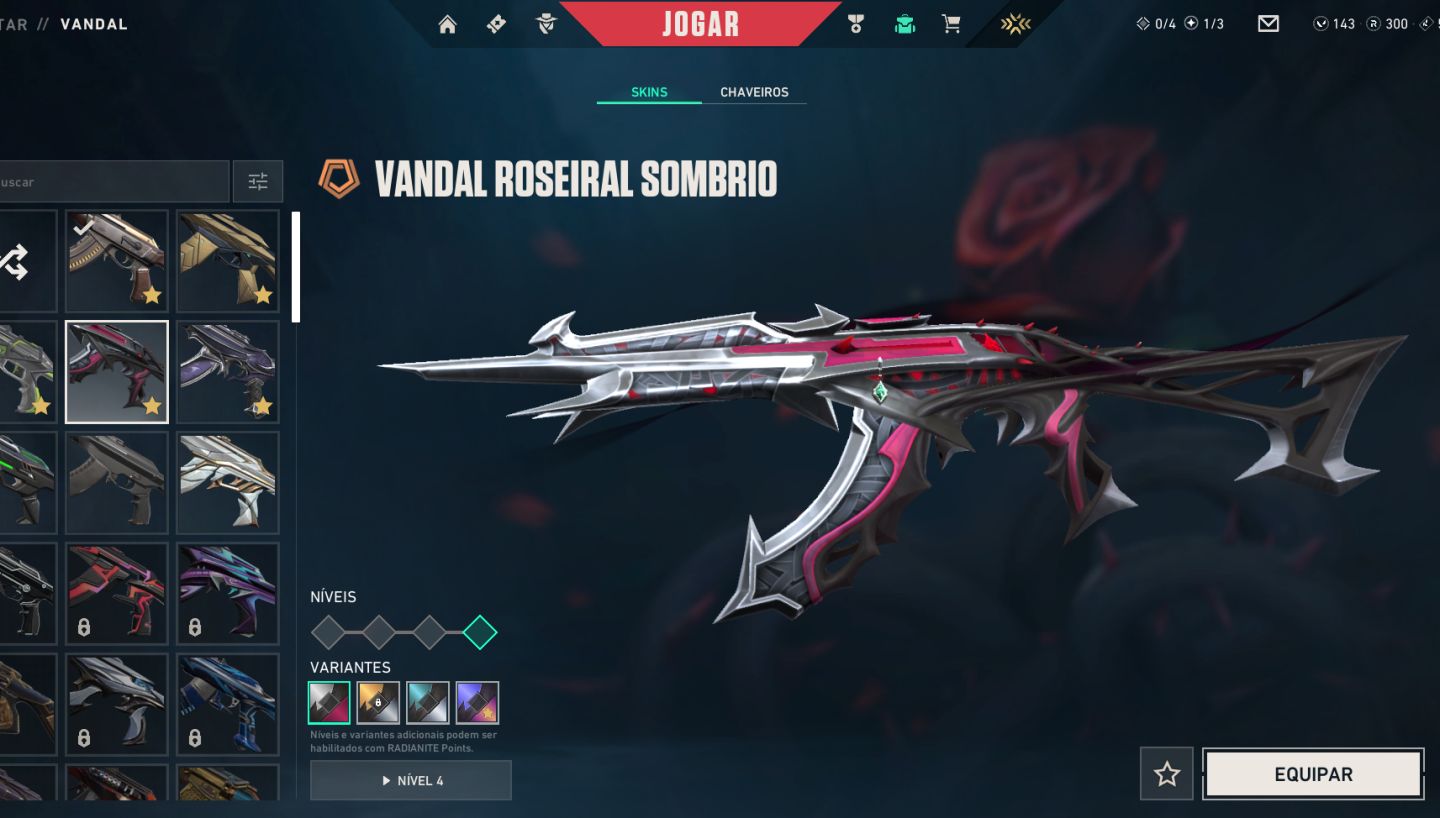 CONTA VALORANT - SKINS VARIADA, EX ASCENDENTE 2
