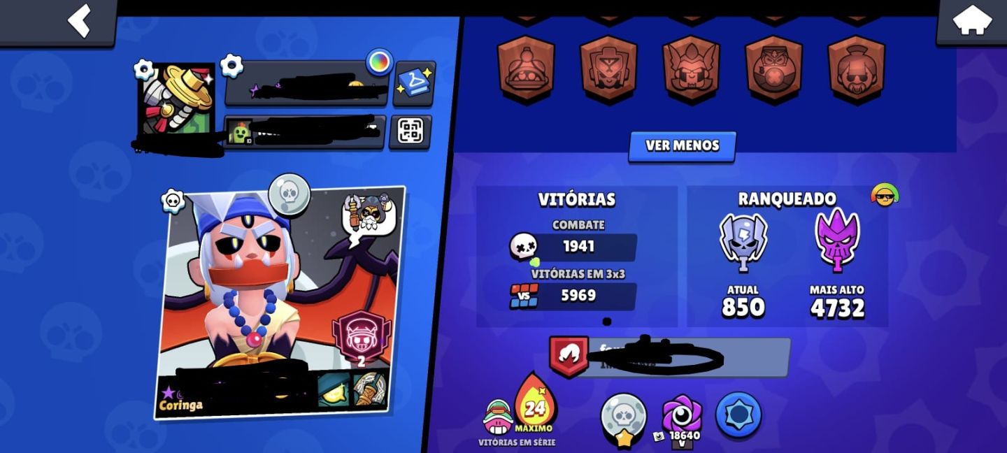 Conta de Brawl Stars Rara