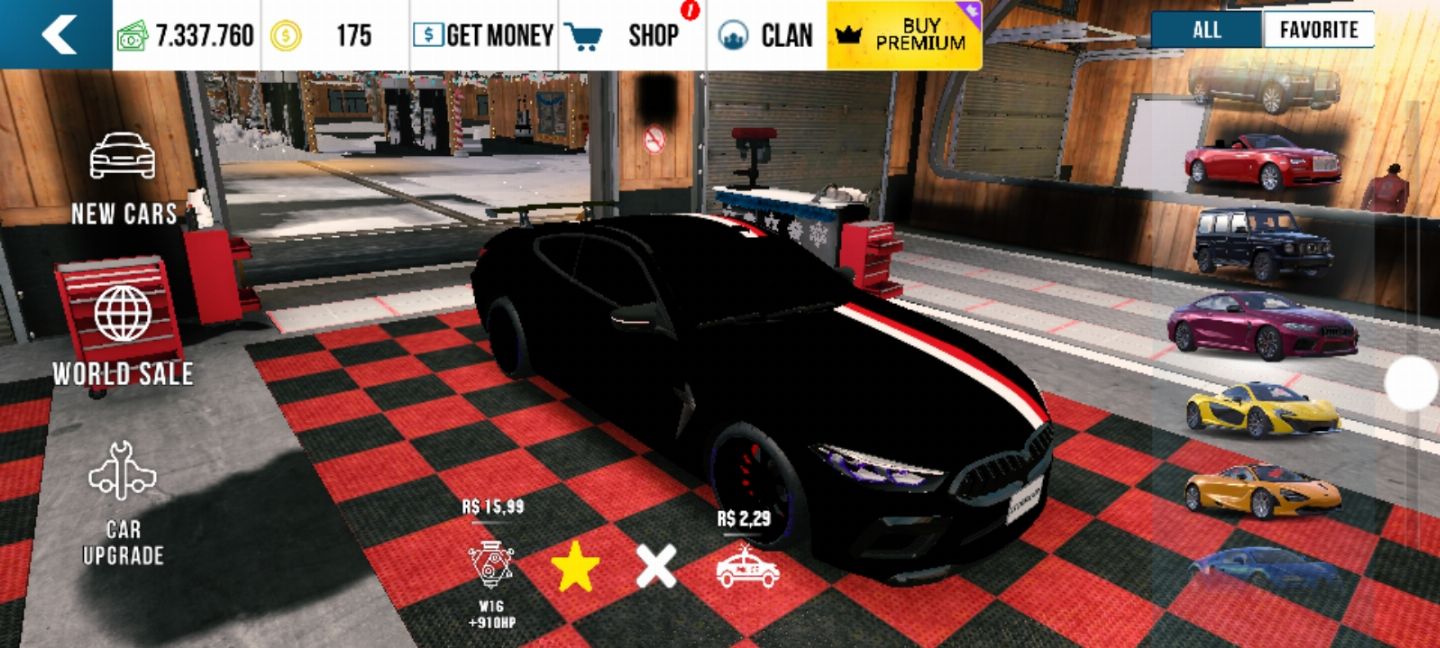 A melhor Conta de car parking full com mclaren e mais