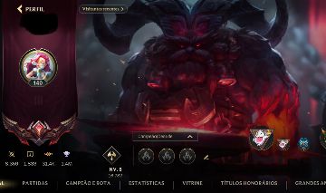 Conta de Wild Rift com muitas Skins