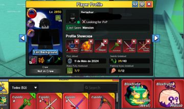 CONTA BLOX FRUITS NIVEL MAX BUDDA PERM 7RAÇAS V4 DARK BLADE VALOR NEGOCIAVE