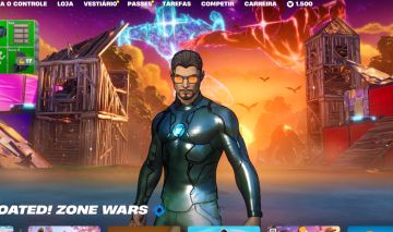 Conta de fortnite com alguns passes antigos, 1500 vbucks e skins tryhards
