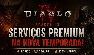 SERVIÇOS Diablo 4 - Season 13 - Gold, Pit, Boss Kill
