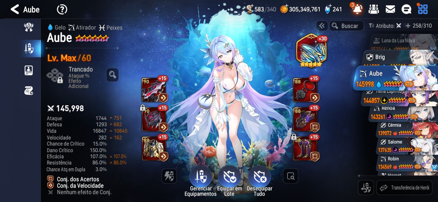 EPIC SEVEN - CONTA COM LISETTE E MUITOS OUTROS ML