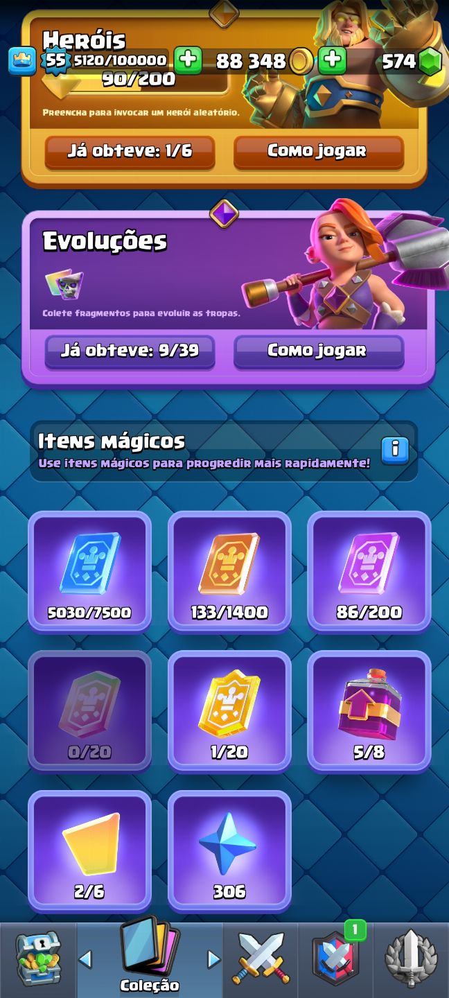 Super oferta Vende-se conta Clash royale Full acesso permanente