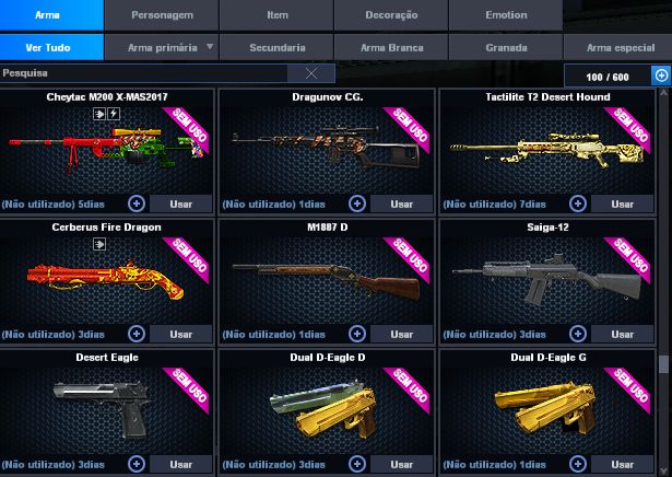 POINT BLANK (SEGUNDO TENENTE 2) (COM ITENS DE CASH) (ENTREGA AUTOMATICA)