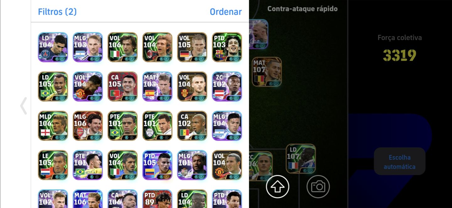 Conta efootball Completa, cheia de ÉPICOS e showtimes da Primeira prateleira.