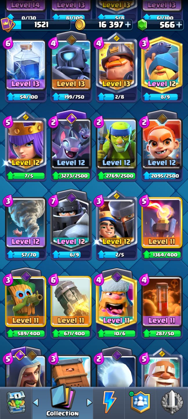 CONTA CLASH ROYALE | 13K TROFÉUS| DECK FULL 16