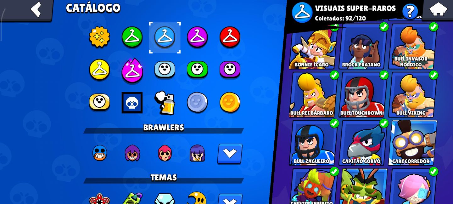CONTA GEMADA DE BRAWL STARS COM 50K