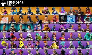 Fortnite 105 Skins / WORLD CUP | Cloud Striker | Fixer | Trilogy | Sultura