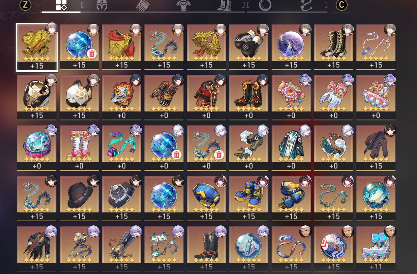 Conta star rail com: LOBA N999+ARMA+YAO GUANG+MORTENAX BLADE+ARMA..entre outros
