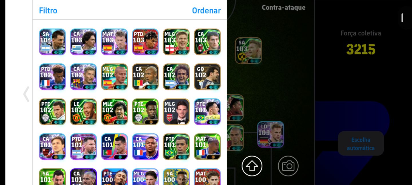 CONTA EFOOTBALL TOP 3215+ FORÇA | HAALAND 108 | PEPE 106 | JOSÉ MOURINHO