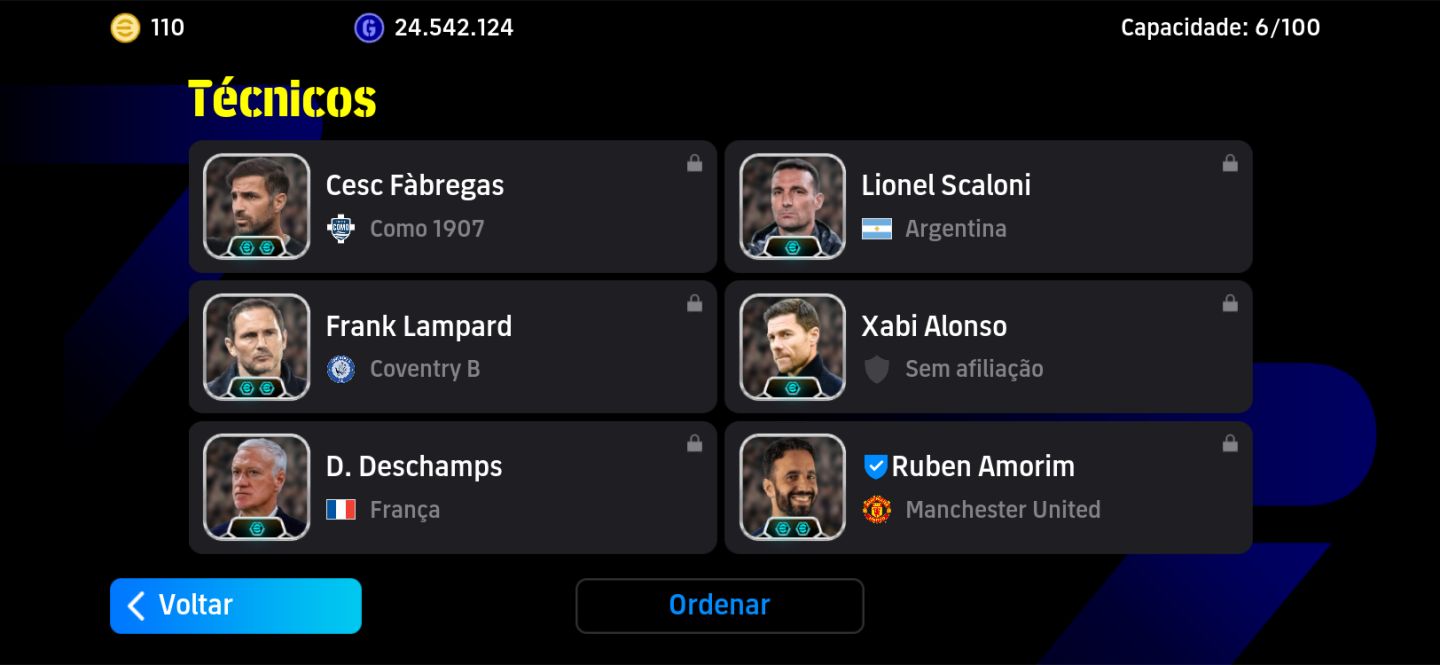 CONTA EFOOTBALL