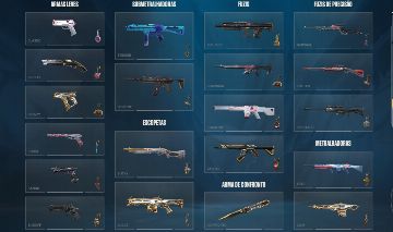 CONTA VALORANT SKINS DE TODAS ARMAS