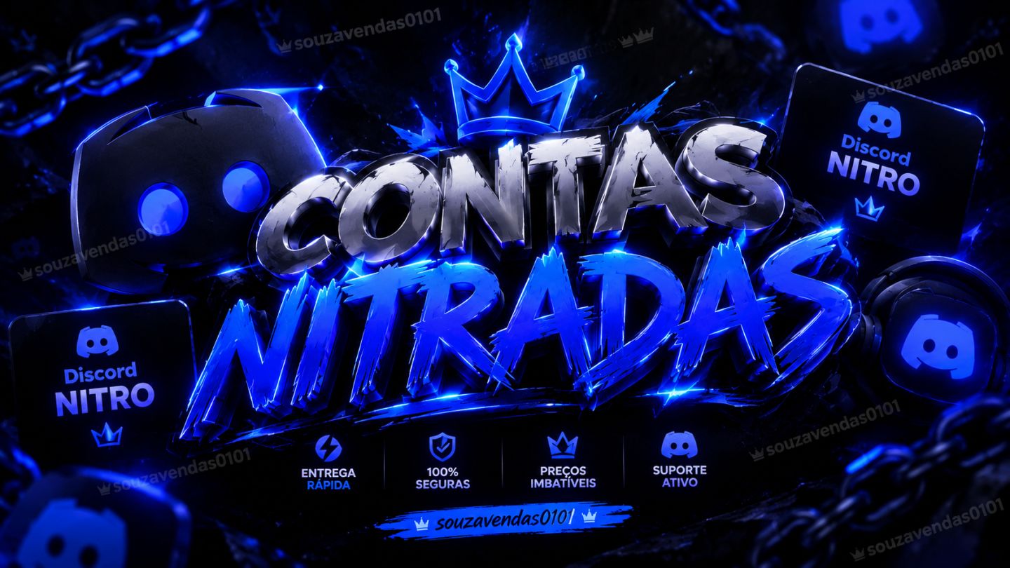 CONTA NITRADA 1 MÊS - FULL ACESSO - DISCORD (MENOR PREÇO)