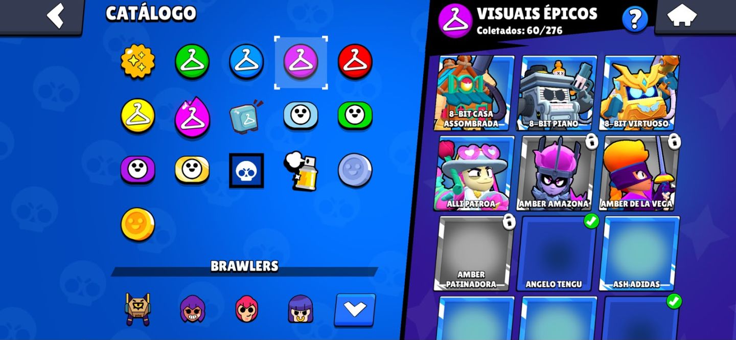 IMPERDÍVEL | 34.7K TROFÉUS | 90 BRAWLERS | MUITOS LVL 11 | GEMADA