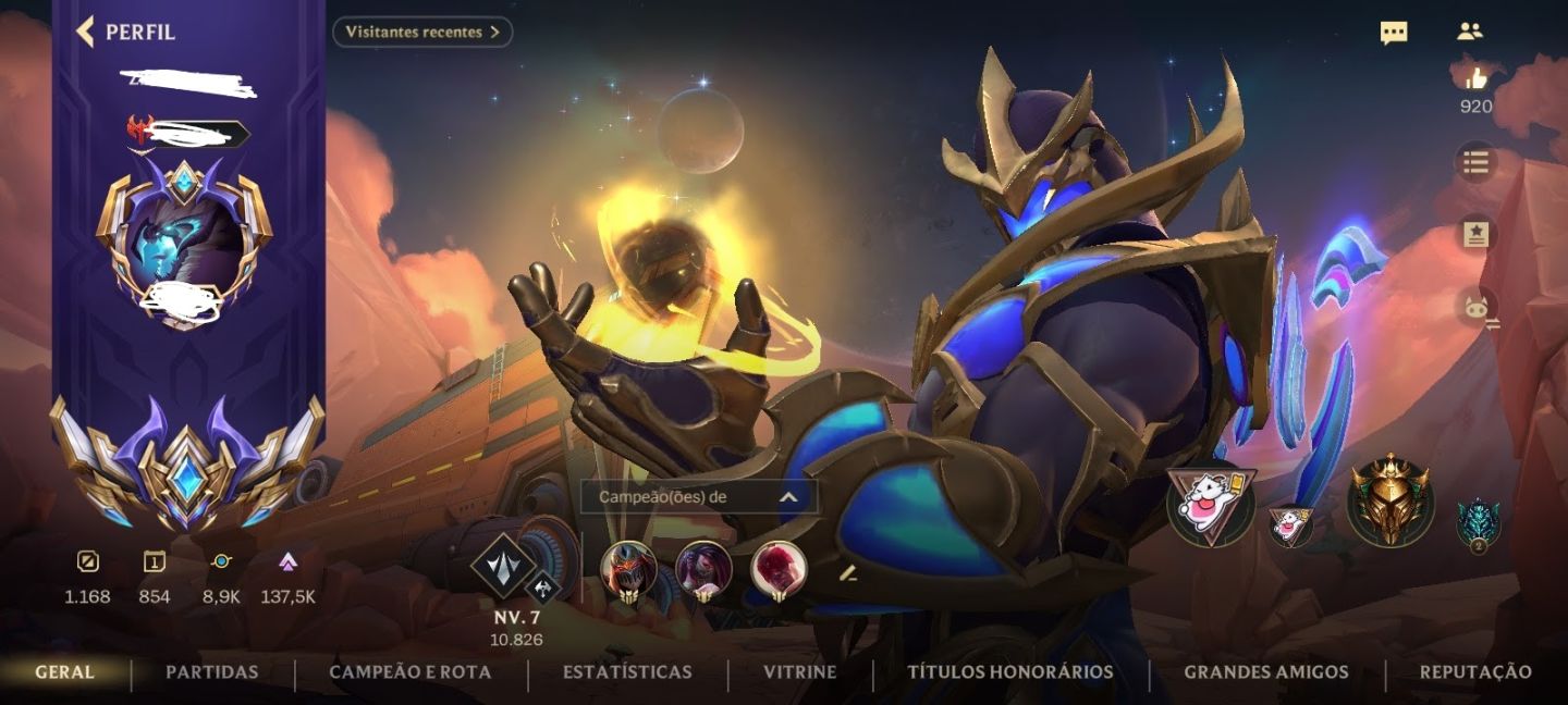Conta Wild Rift (Focada em ZED e AKALI.)