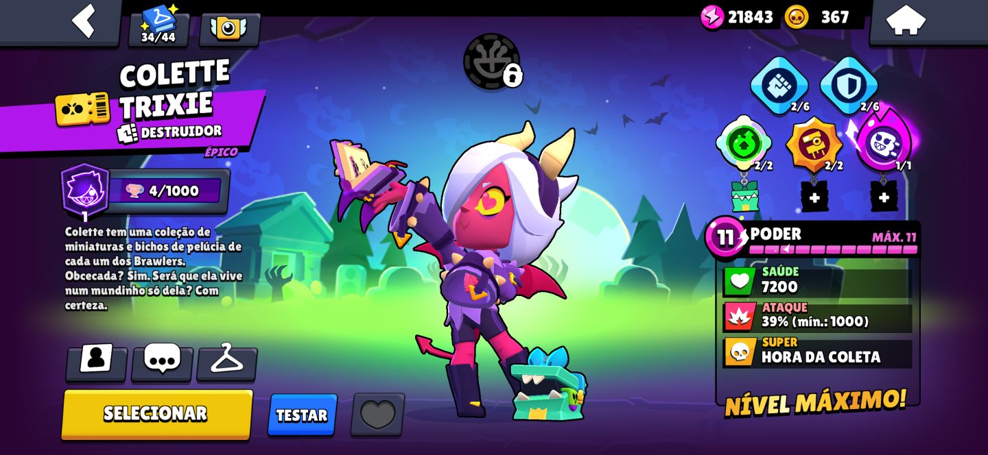 Conta Gemada de Brawl Stars