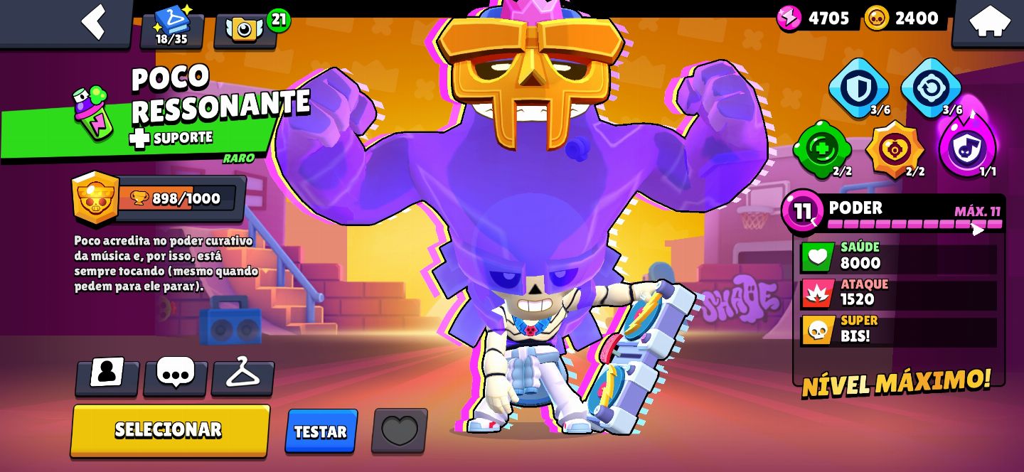 Conta Brawl Stars antiga 40+ troféus 100+ brawlers