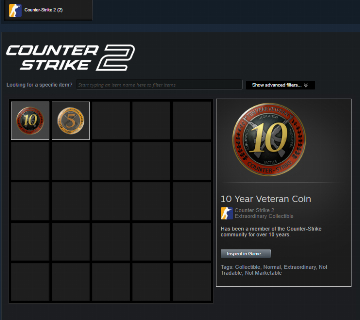 CONTA STEAM ANTIGA 01-22 ANOS | MEDALHAS 5 E 10 ANOS CS2