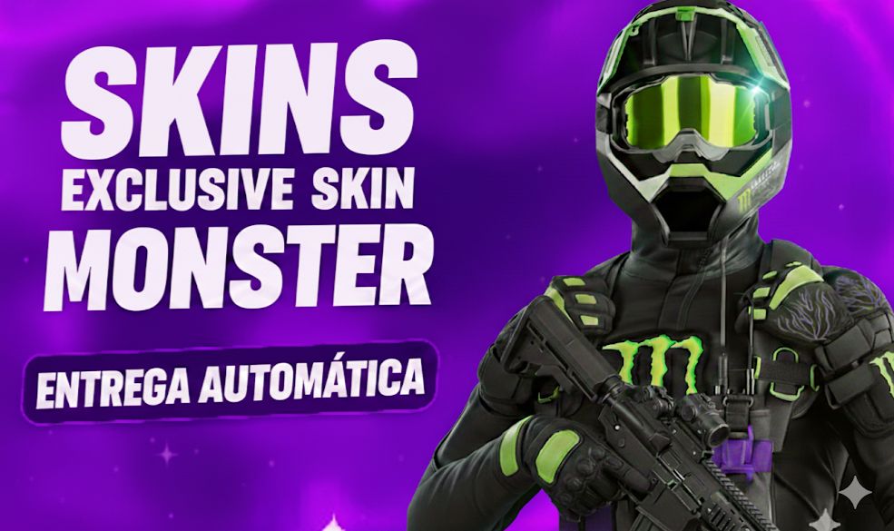 SKINS MONSTER CLUTCH OPERATOR - WARZONE QUALQUER PLATAFORMA - ENTREGA AUTOMATICA