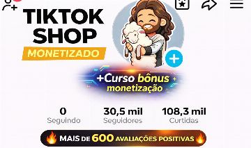TikTok Shop - TikTok monetizado, Contas Monetizadas, Live Studio - Seguidor Real