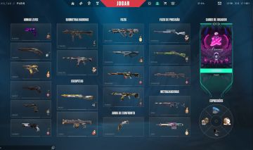 Conta Full Acesso FULL Skins Champions e Facas do VCT + Chaveiro RIOT 28K GASTOS