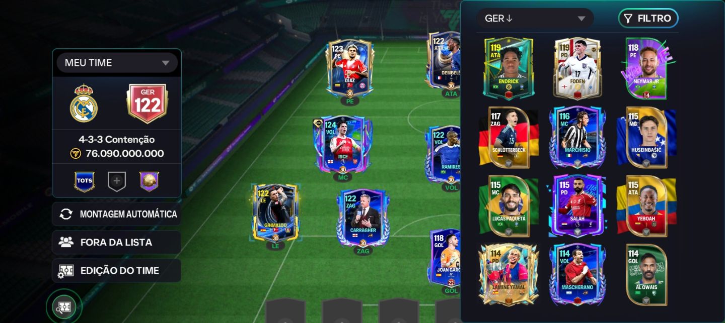 Conta fifa mobile ger 123 top