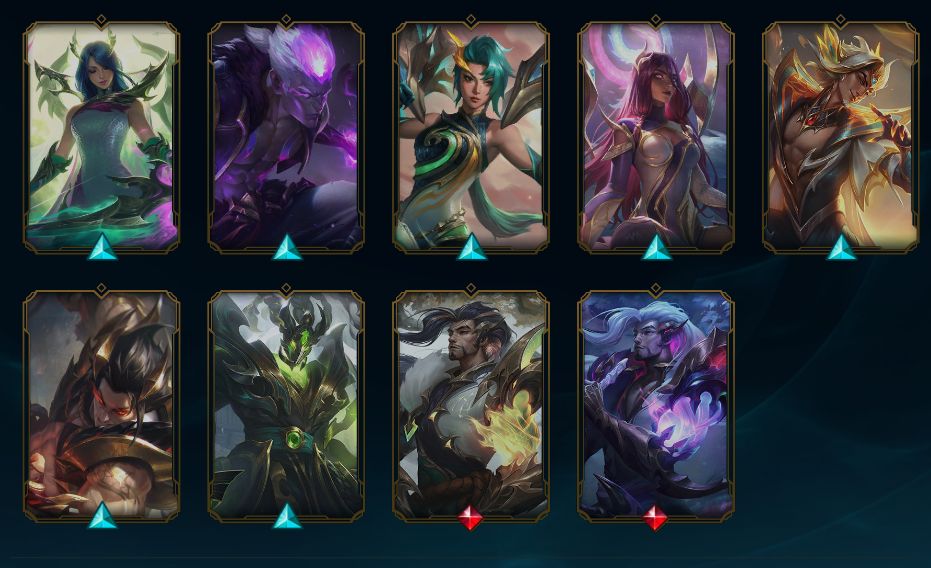 CONTA LOL 386 SKINS FULL DADOS