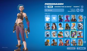Conta com 86 skins - Jinx, Chani , Polo e entre outras