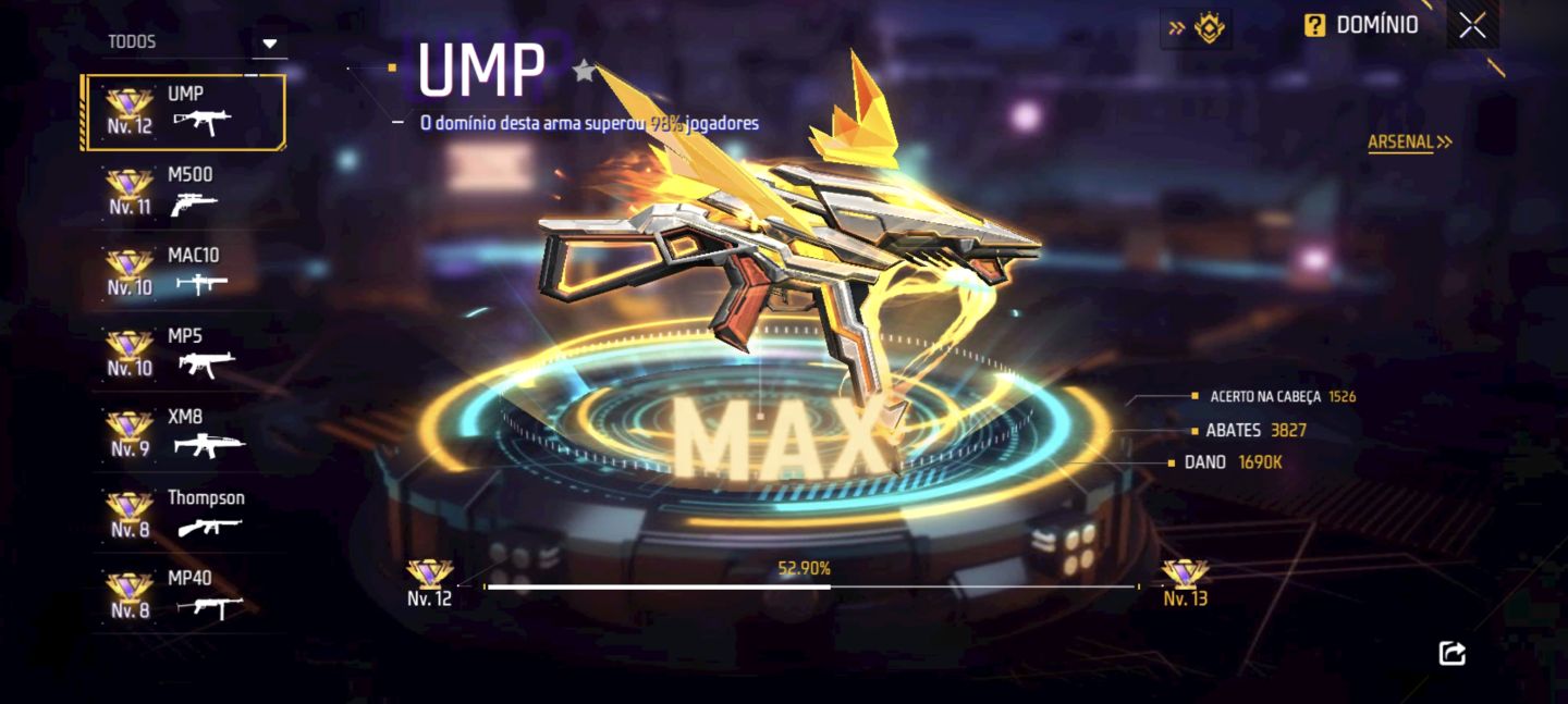 Conta gemada de free fire