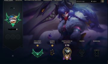 Conta League of Legends Esmeralda 1 | 51% Win Rate
