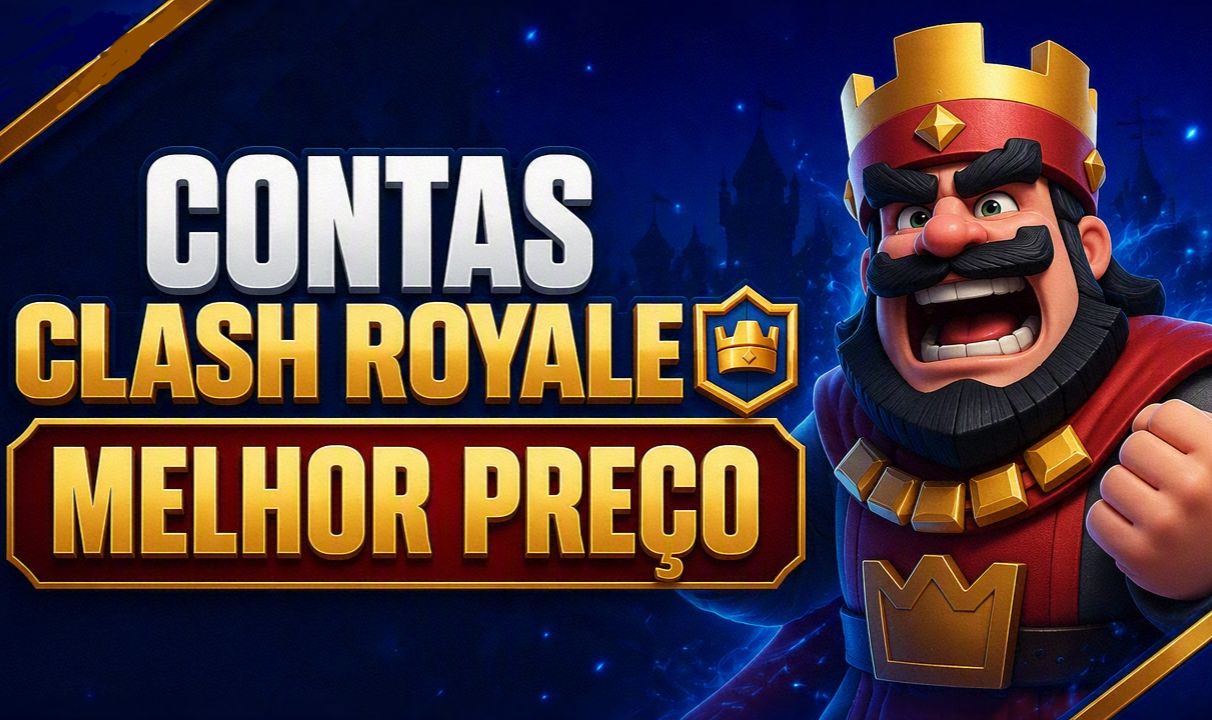 CONTAS DE CLASH ROYALE (brawl stars/brinde)