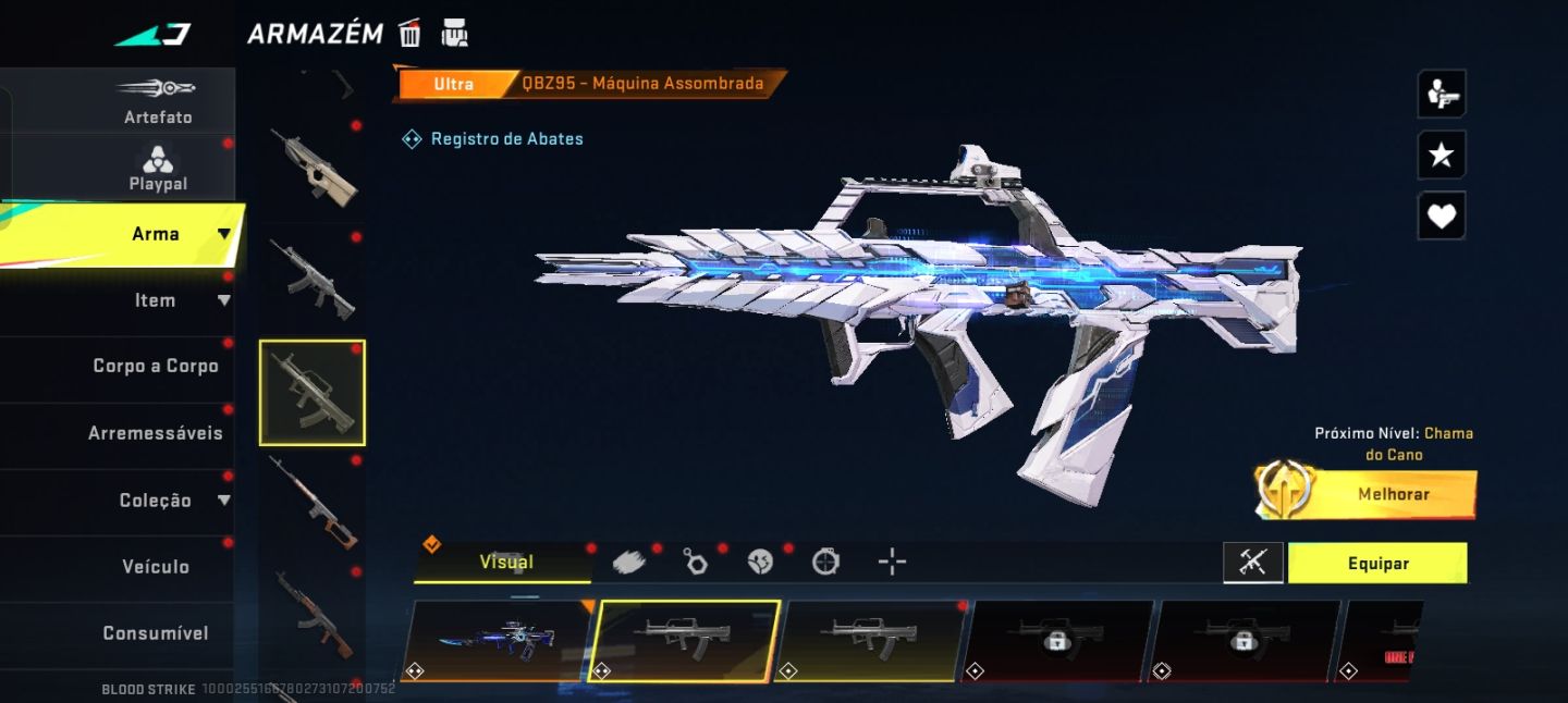 Conta de blood strike 4 passes antigos 1 skin de personagem lendaria